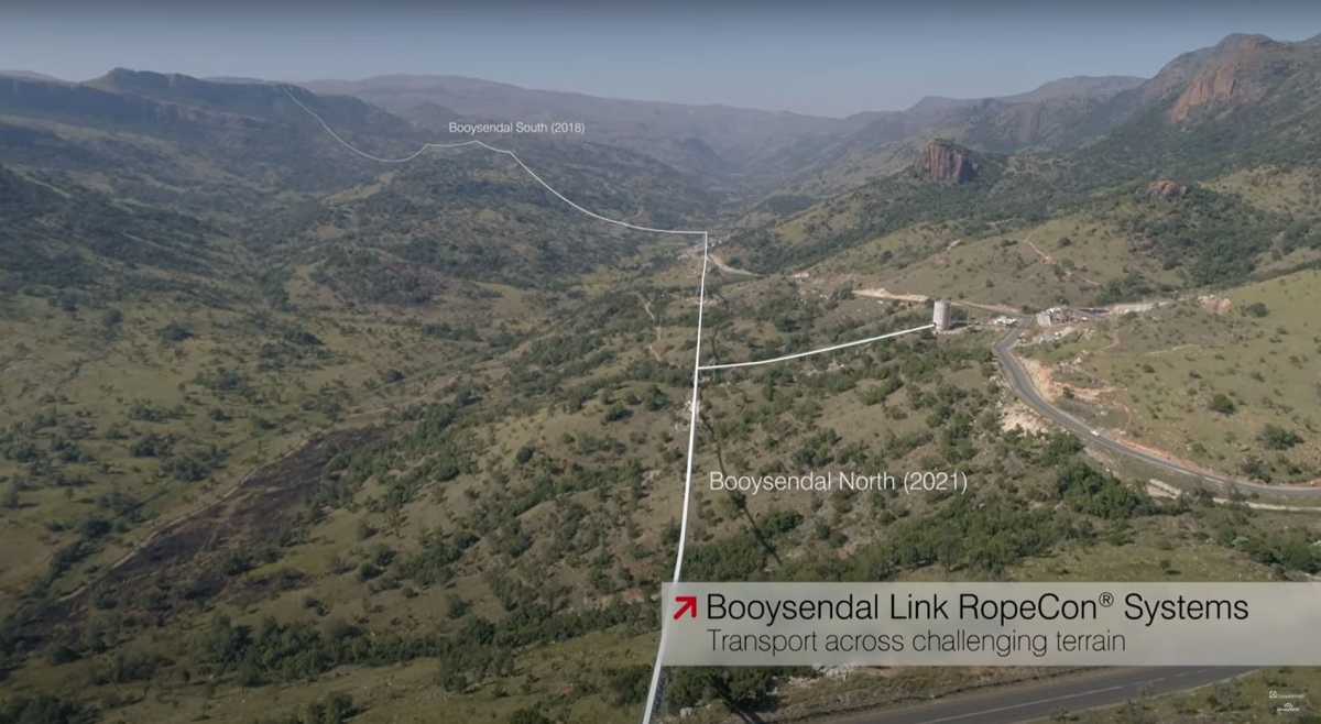 Il Ropecon Booysendal Link in Sudafrica