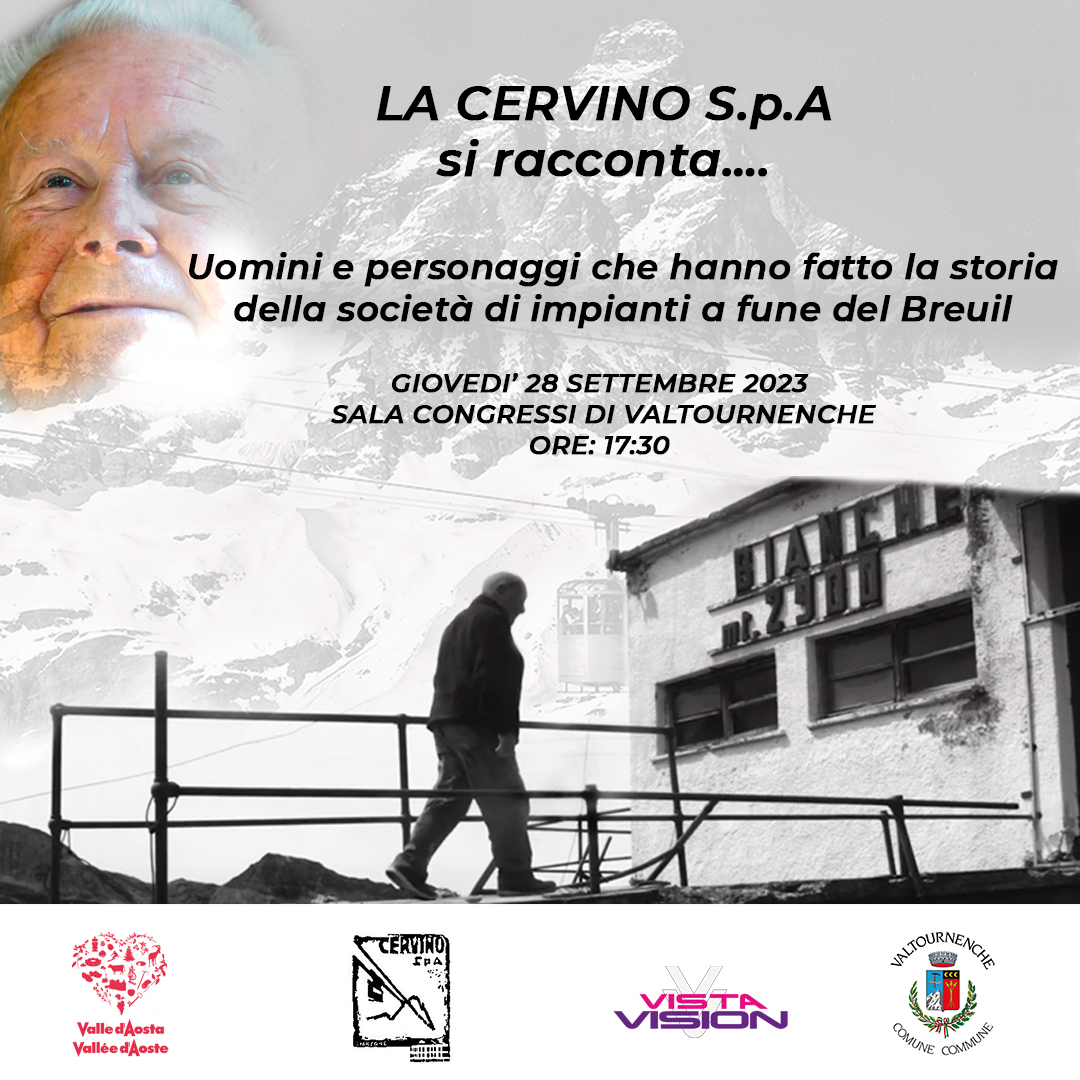 "La Cervino SpA si racconta..." giovedì 28 settembre 2023 a Valtournenche