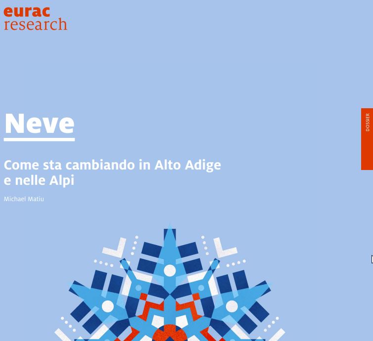 Dossier Eurac: Neve, come sta cambiando in Alto Adige e nelle Alpi